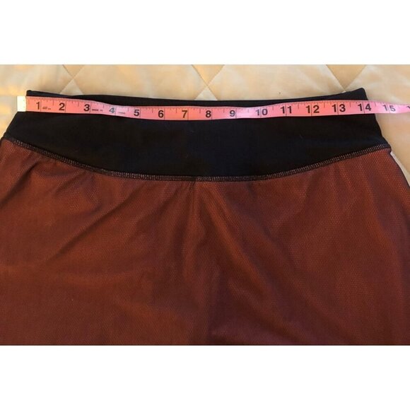Women's Mondetta Athletic Skort Orange with Black Mesh Overlay Size Small - Picture 5 of 8